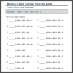 4th Grade Place Value Rounding Worksheets Made By Teachers