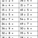 5 Free Math Worksheets Third Grade 3 Division Division Facts 1 To 10 B31b2649ddbf2d274df4a343 