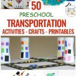 50 Transportation Theme Preschool Crafts Activities And Printables Natural Beach Living