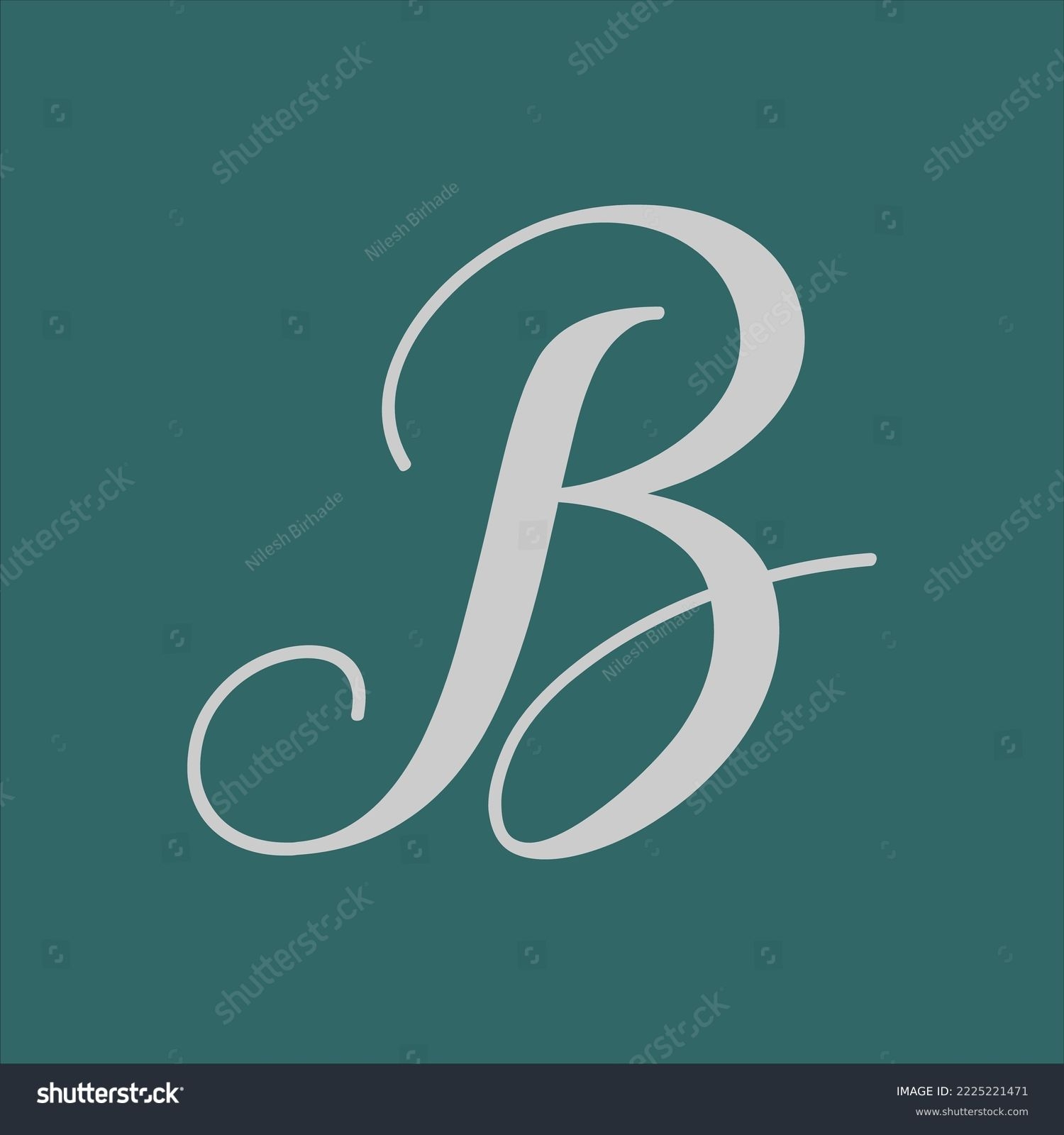 803 Cursive B Stock Vectors And Vector Art Shutterstock