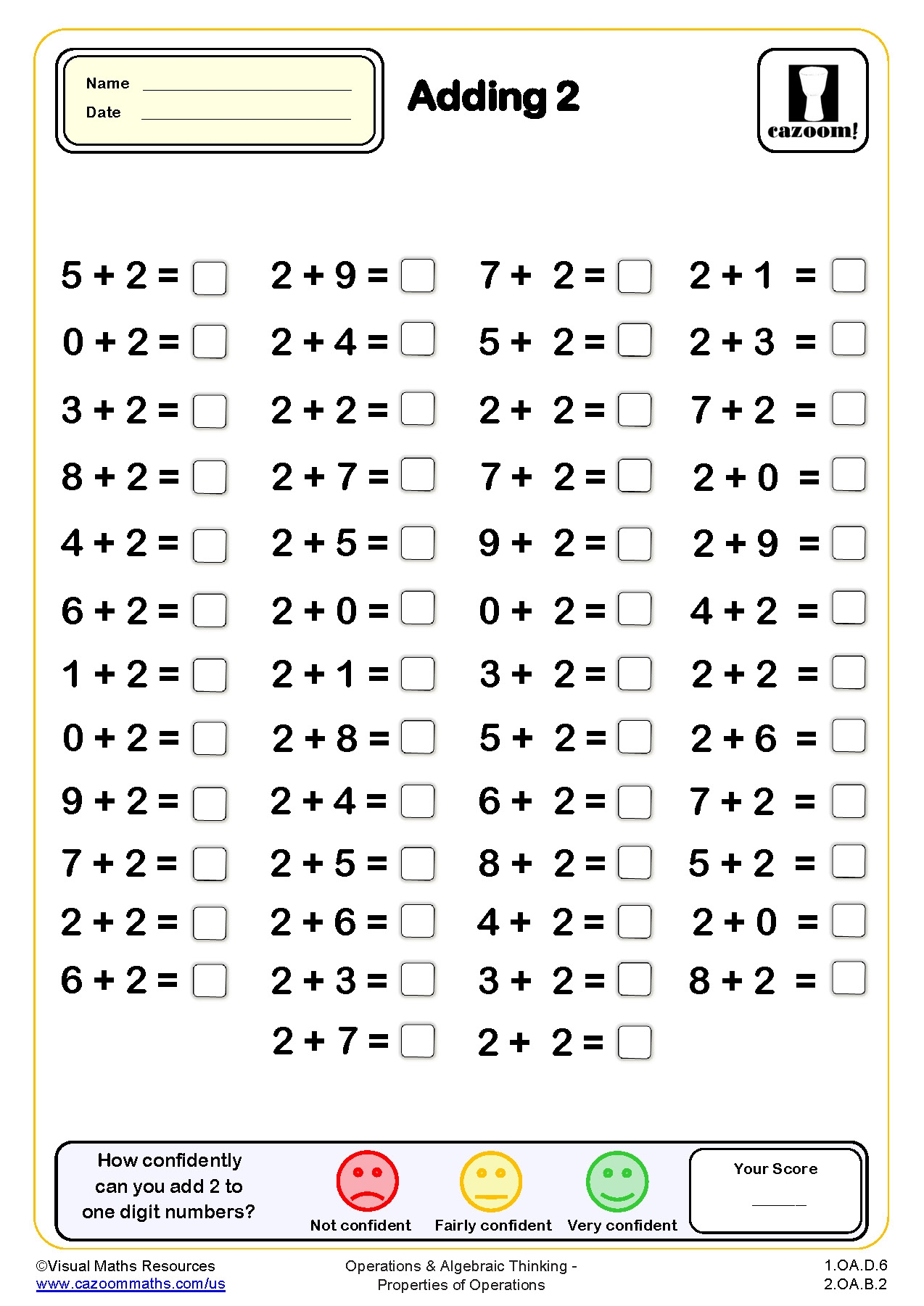 2nd grade math worksheets pdf