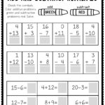 Addition And Subtraction Facts To 20 Worksheets Math Worksheets 1st 2nd Grade Teaching Ideas Made Easy