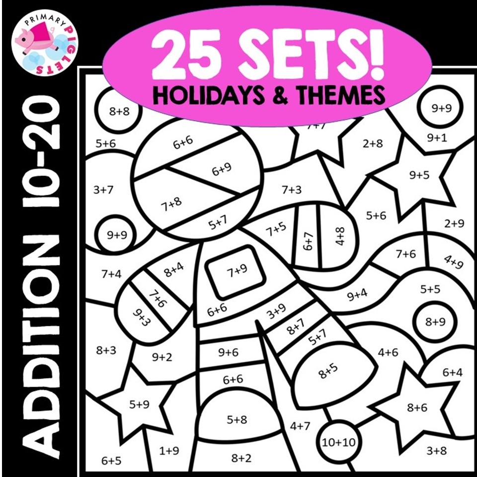 ADDITION COLOR BY CODE ADDITION COLOR BY NUMBER COLOR BY CODE ADDITION Made By Teachers