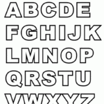 Alphabet Capital Letters Coloring Page A Free English Coloring Printable