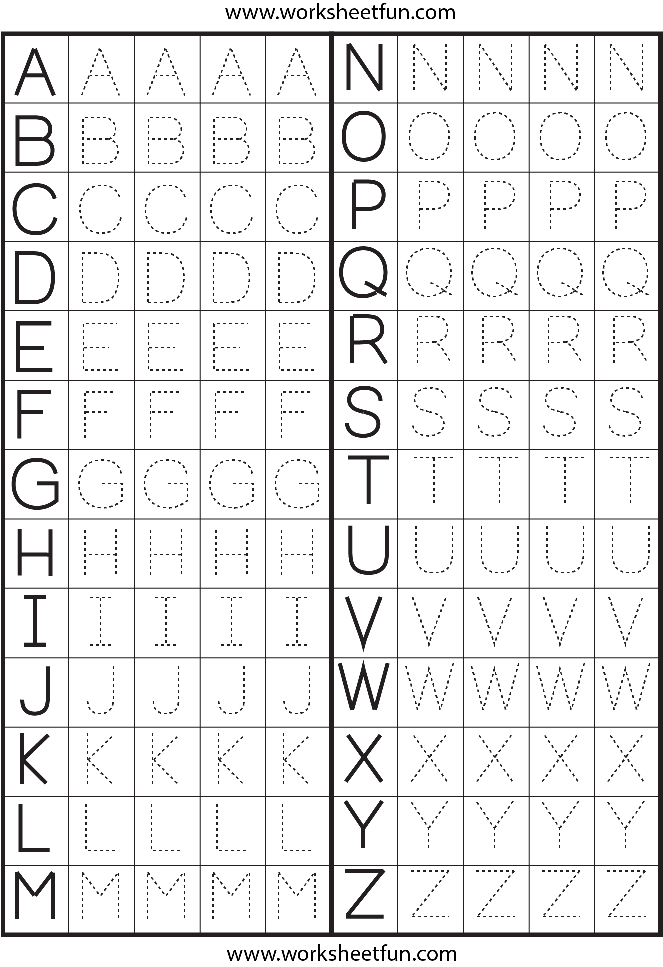 Alphabet Tracing Worksheets Free Handwriting Practice Pages Worksheets Library Alphabet Tracing Worksheets Free Handwriting Practice Pages Worksheets Library