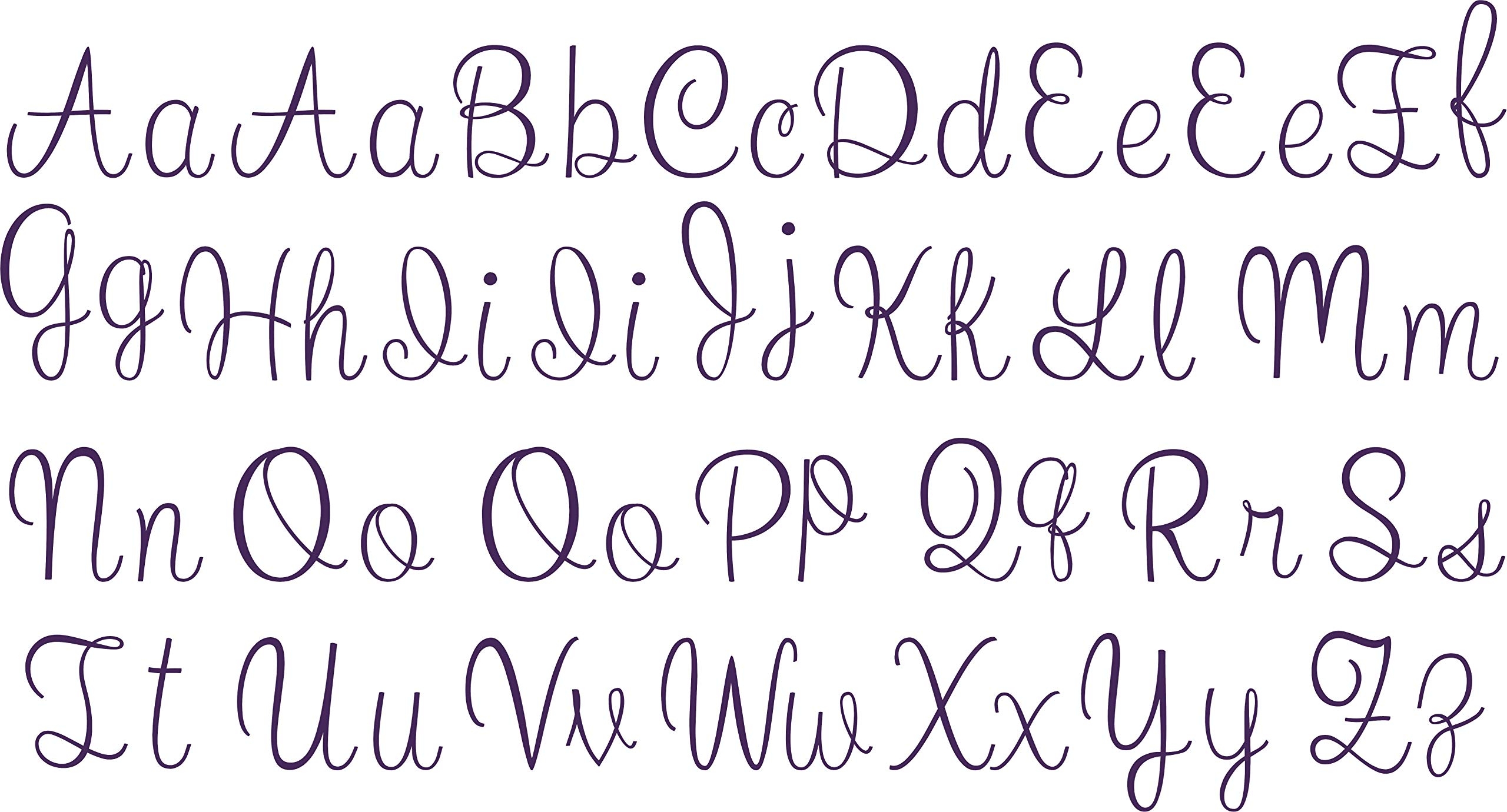 Amazon SEC Apparel Cursive Iron On Letters 1 5 Inch Uppercase And Lowercase Black Blue Gray White Green Orange Pink Gold Red Yellow Silver Glitter Gold Glitter Red Deep Purple 
