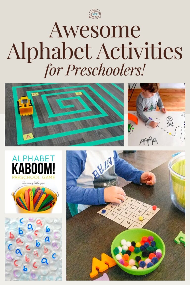 Awesome Alphabet Activities For Preschoolers How Wee Learn