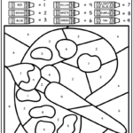 Back To School Color By Number Coloring Sheets Our Kid Things