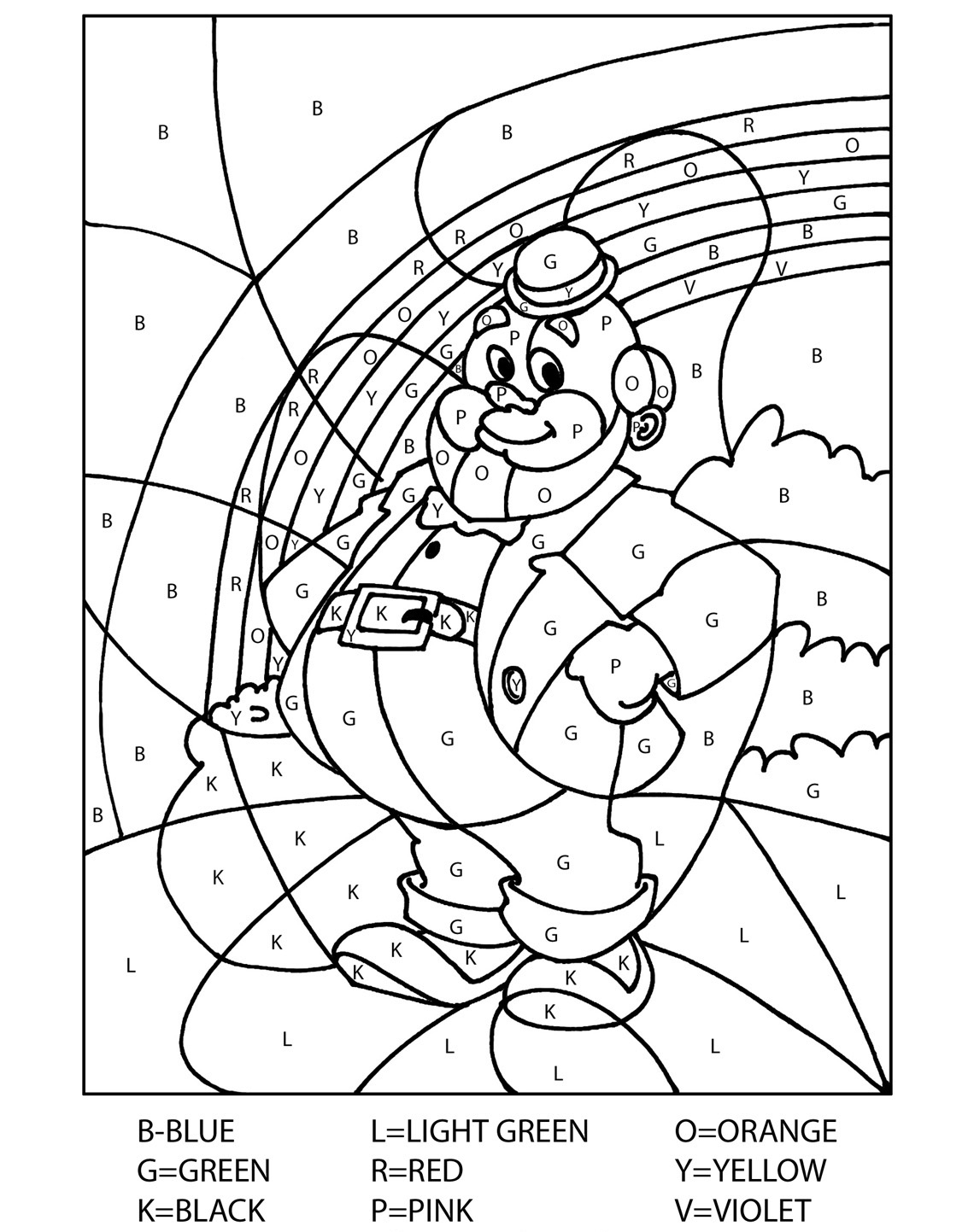 coloring pages with letters