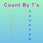 Count By 7 s Song Skip Counting By 7 YouTube Golden Kids Learning YouTube