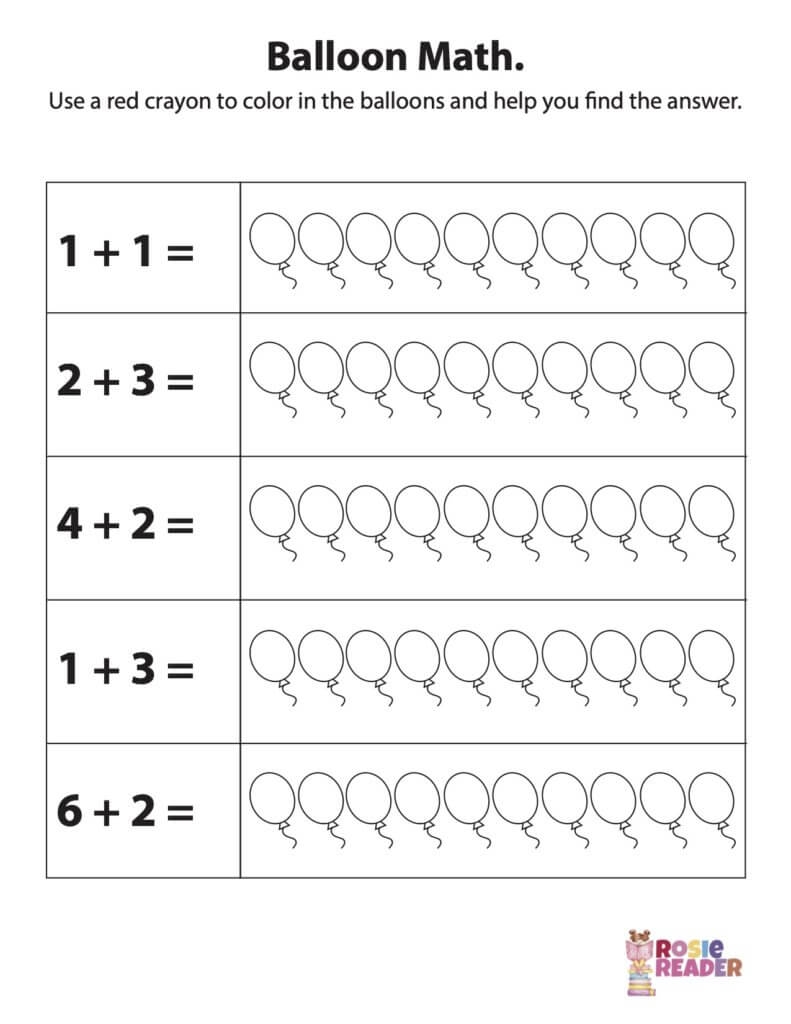 counting printables for preschool