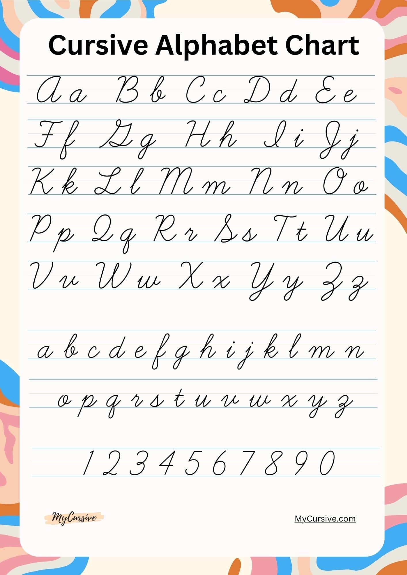 how to draw a z in cursive