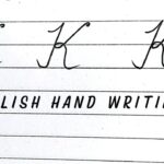 Cursive Writing English Capital Letter K In Four Lines Hand Writing For Beginners YouTube