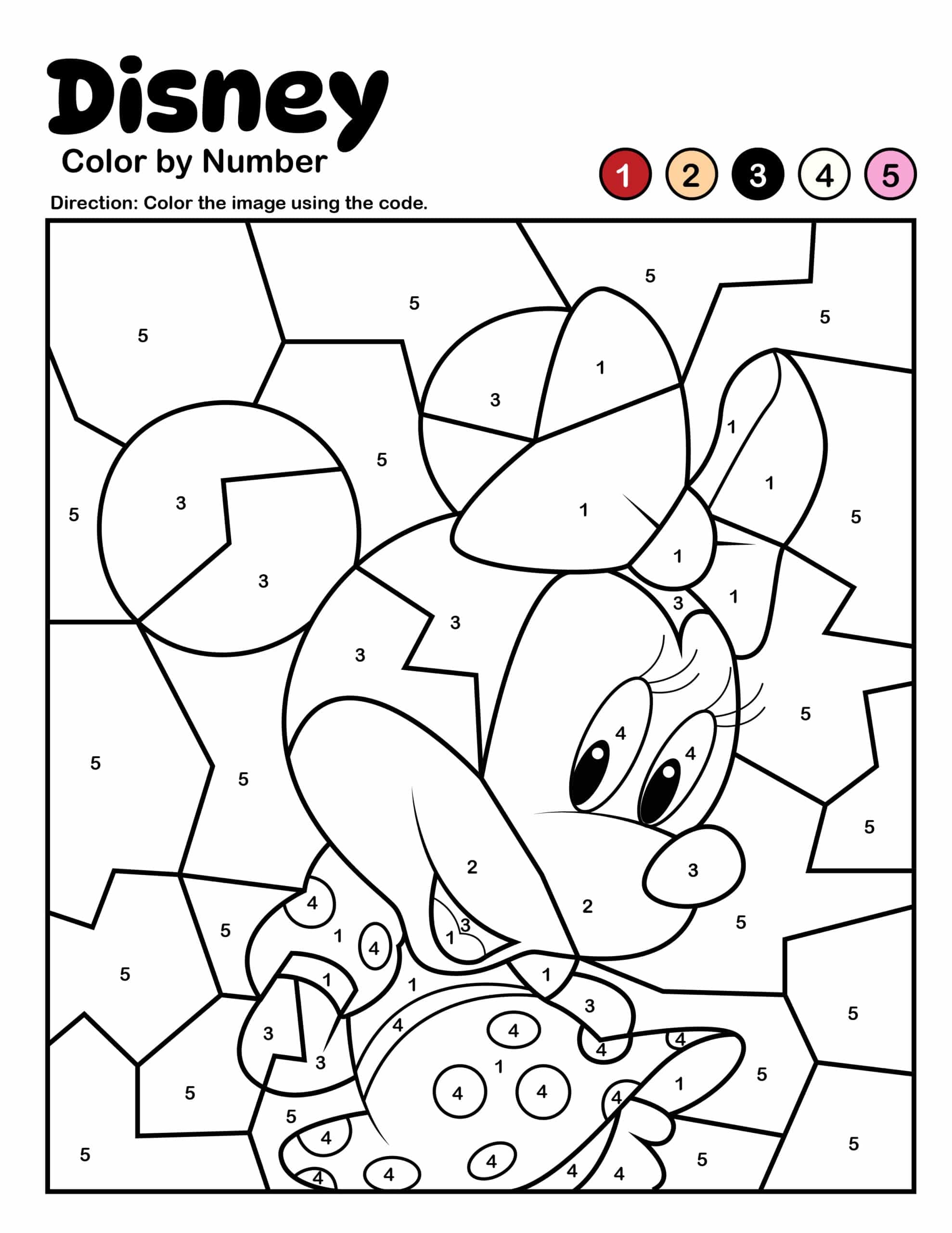 color by number printables