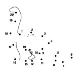 Dot To Dot Worksheets Numbers 1 To 20 free Printable The Activity Mom