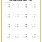Double Digit Multiplication Worksheets