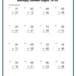 Double Digit Multiplication Worksheets