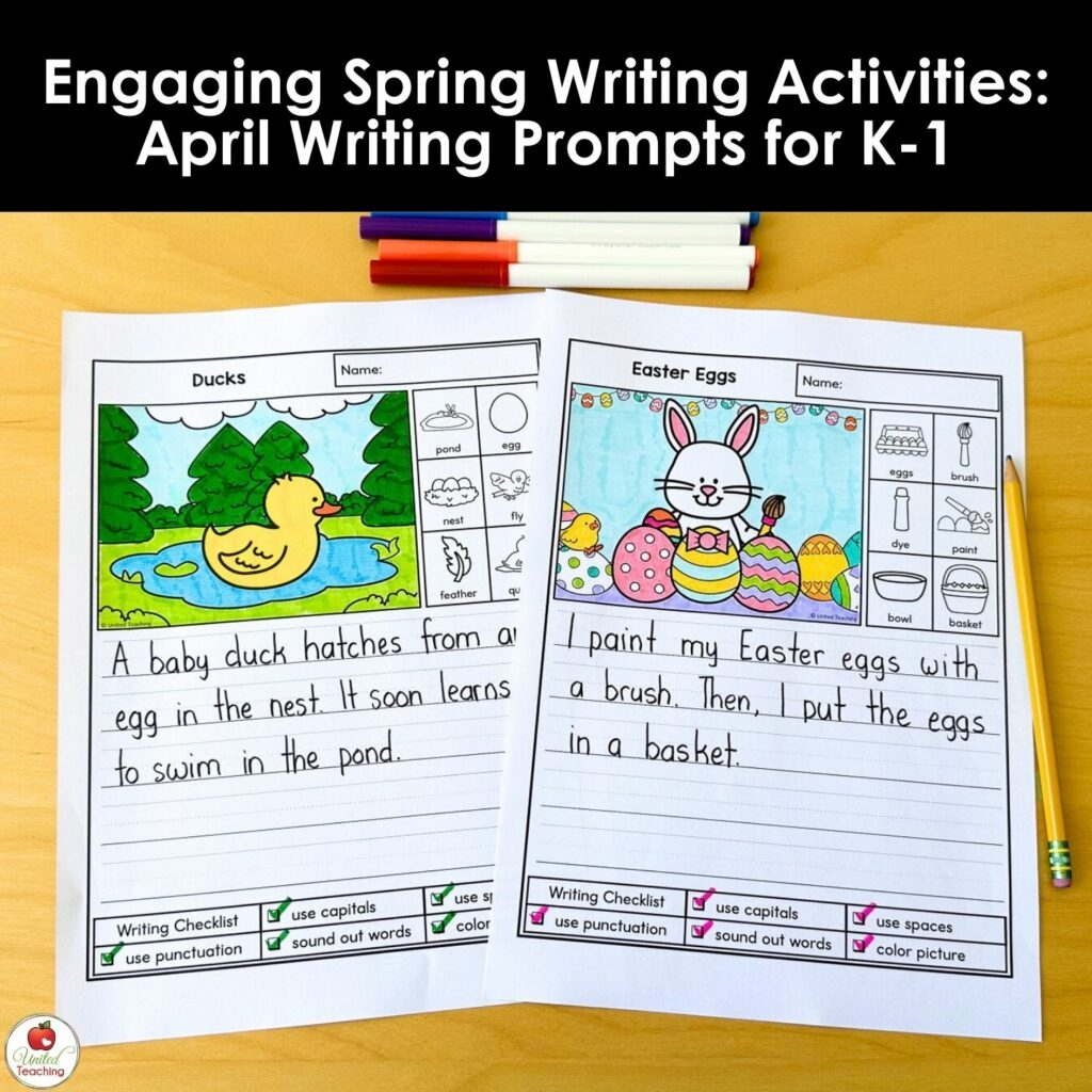 Engaging Spring Writing Activities For Kindergarten United Teaching