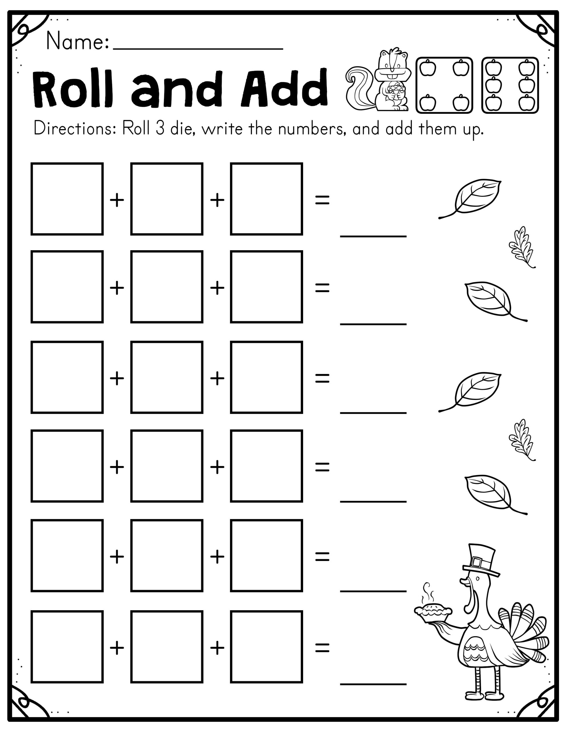 free printable activities for first graders