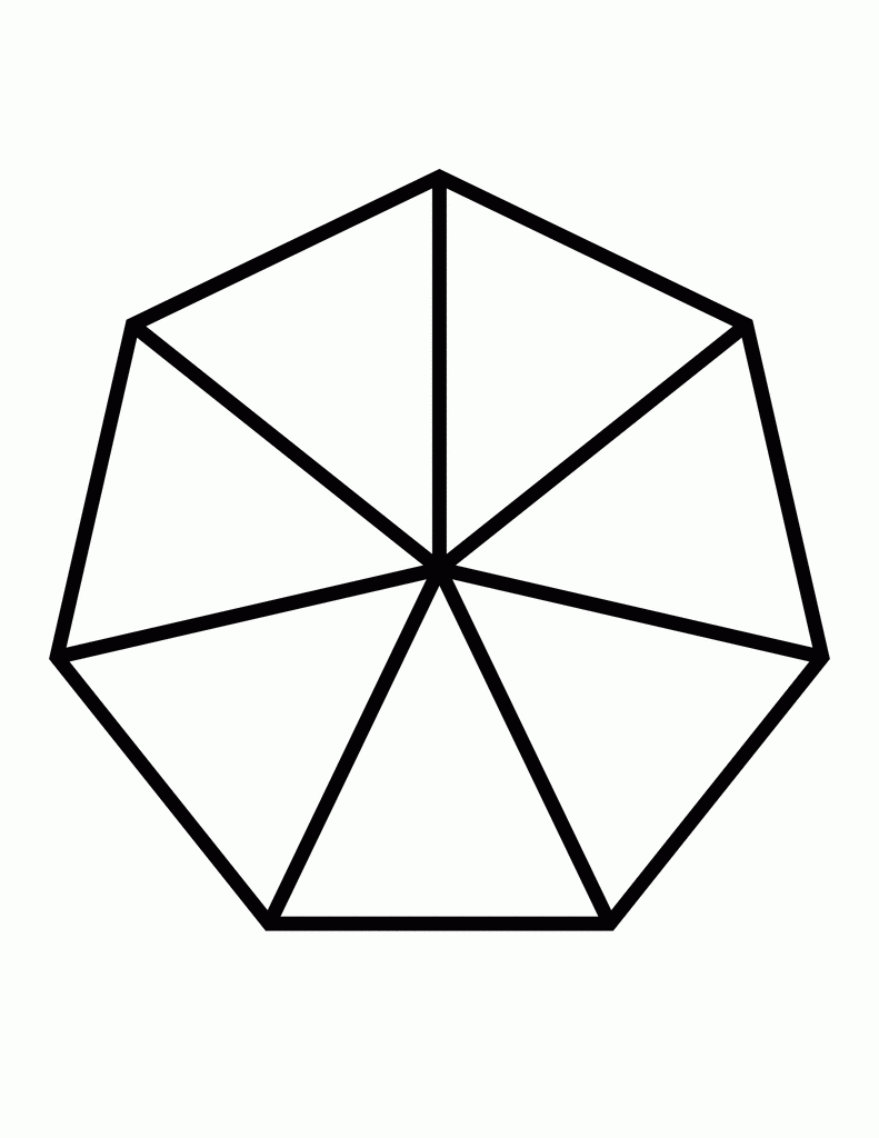 Fractions Of 7 sided Polygon ClipArt ETC