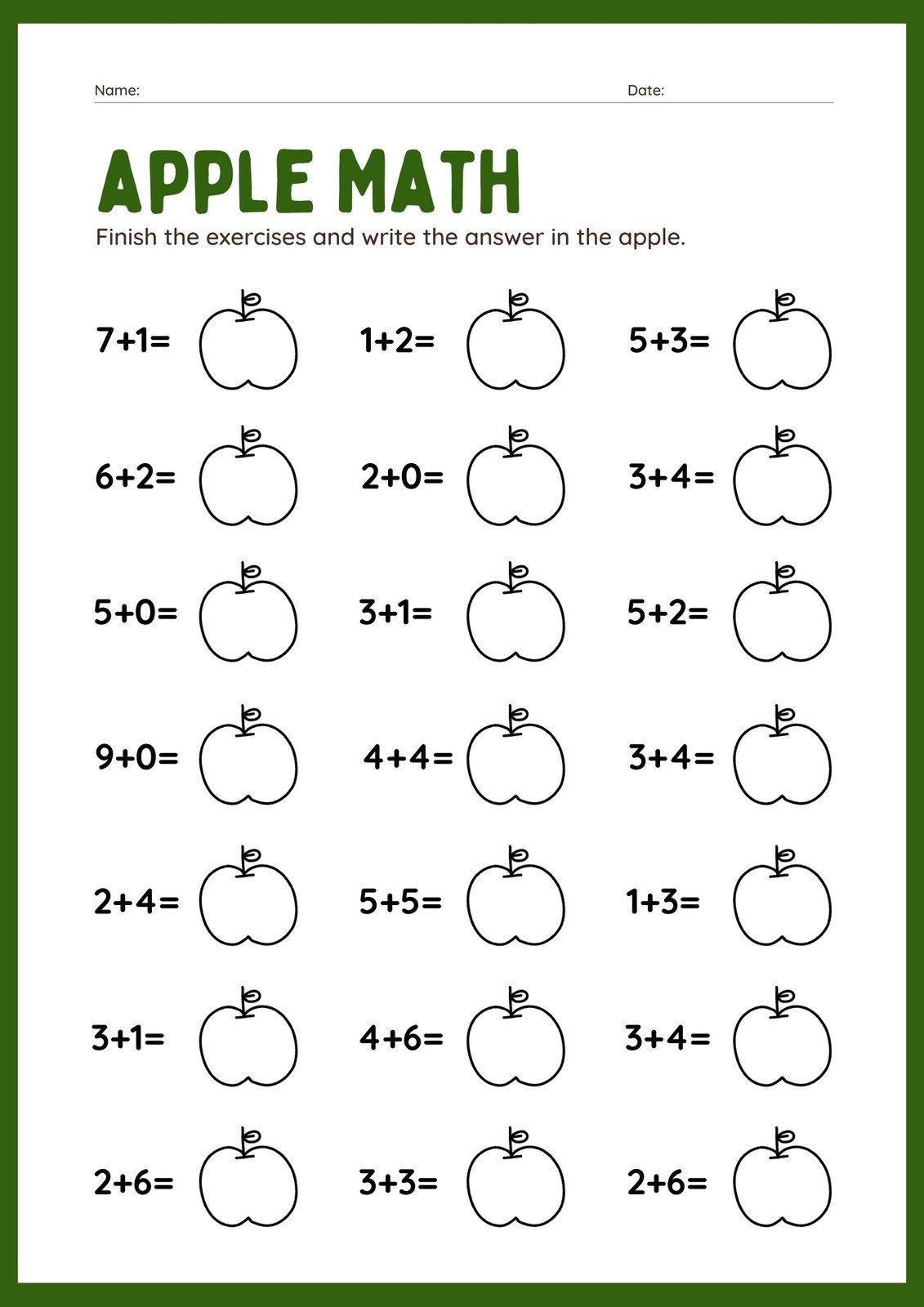 Free 1st Grade Math Worksheet Templates To Customize Worksheets Library