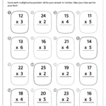 Free 2 Digit Multiplication Worksheet For Grades 2 4