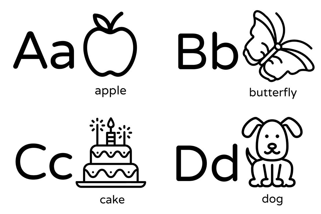 printable abc coloring pages