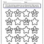 Free Count By 5s Worksheets Teach Prints