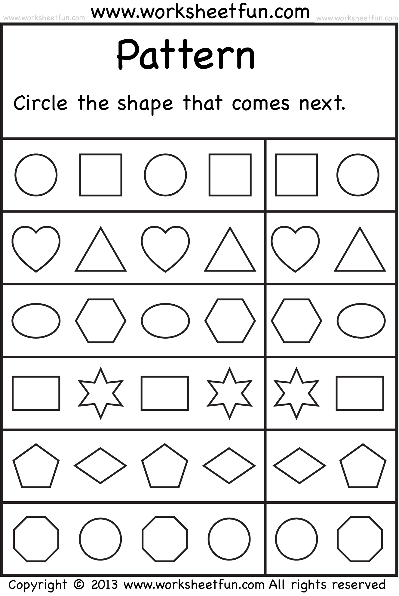 Free Pattern Worksheet Kindergarten Pdf Download Free Pattern Worksheet Kindergarten Pdf Png Images Free Worksheets On Clipart Library