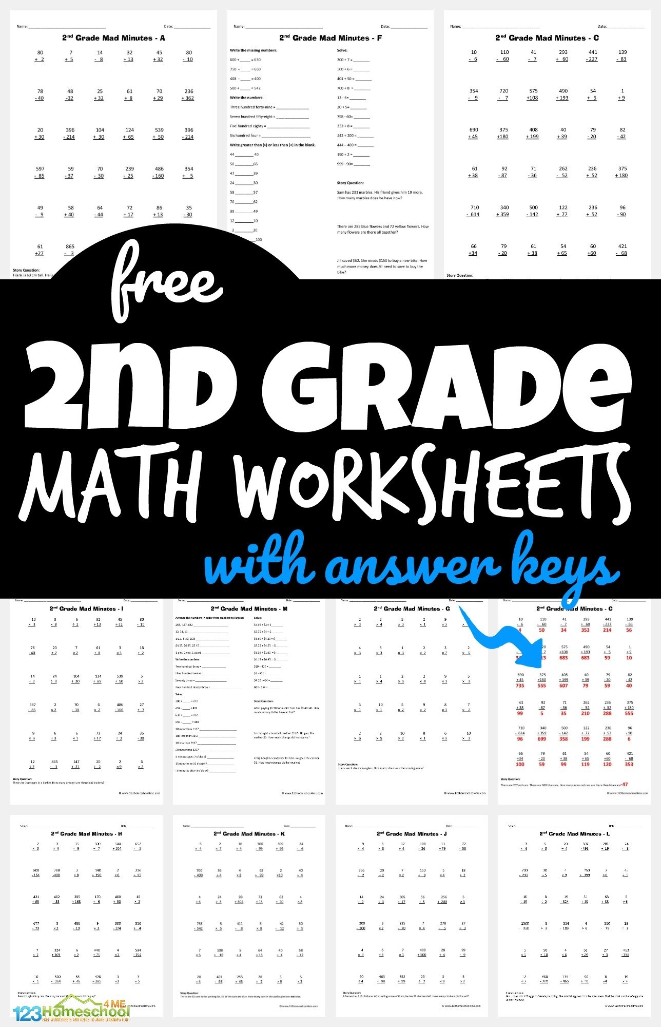 free worksheets for 2nd graders