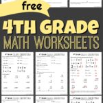  FREE Printable 4th Grade Math Worksheets Pdf