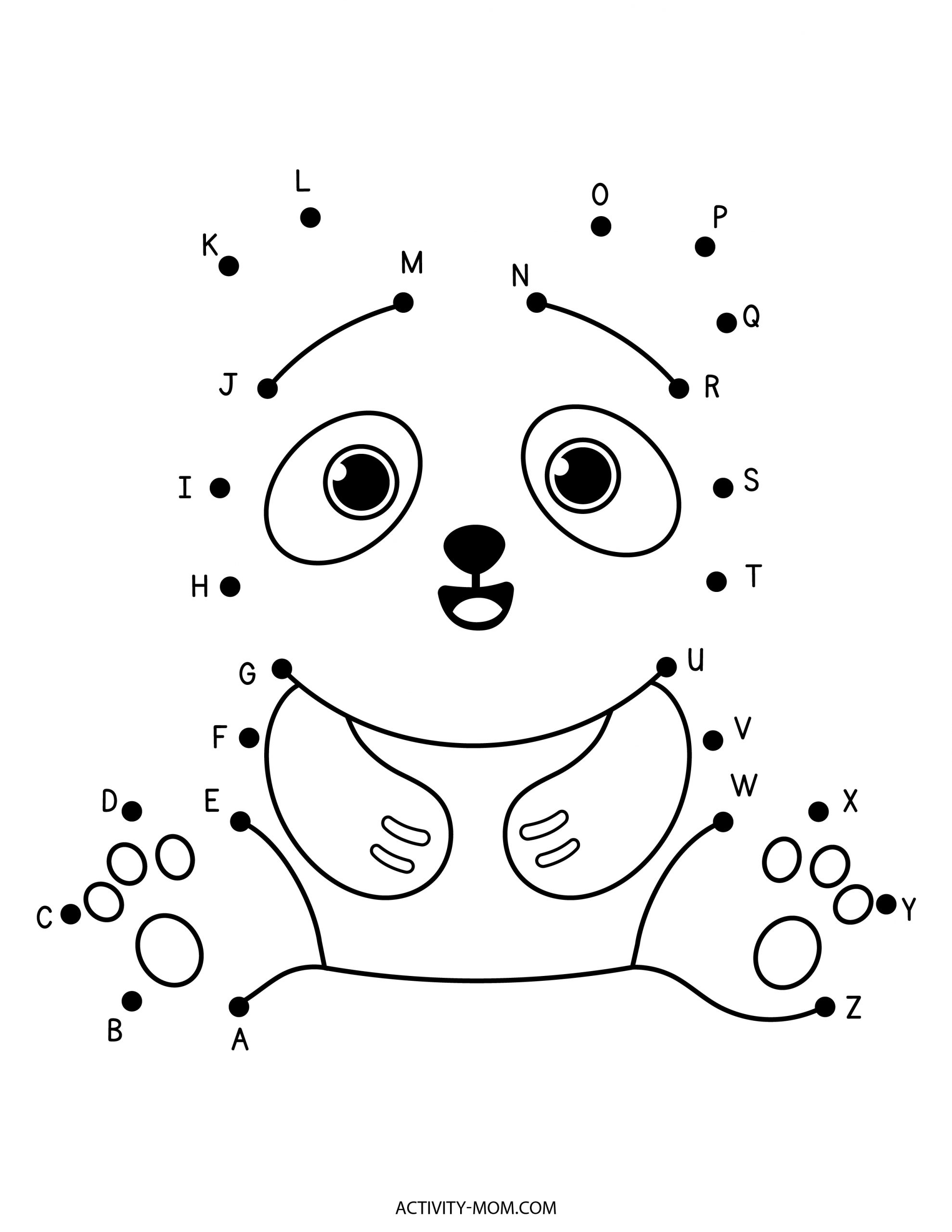 dot to dot printable
