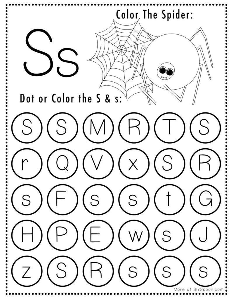 Free Printable Halloween Themed Letter S Coloring And Activity Worksheets Sly Spoon Free Printable Halloween Themed Letter S Coloring And Activity Worksheets Sly Spoon