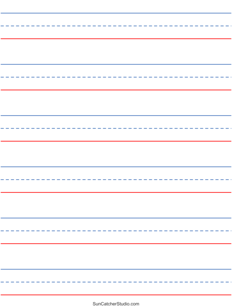 Free Printable Lined Paper Handwriting Notebook Templates Free Printables Lettering SVG Files Tools Apps