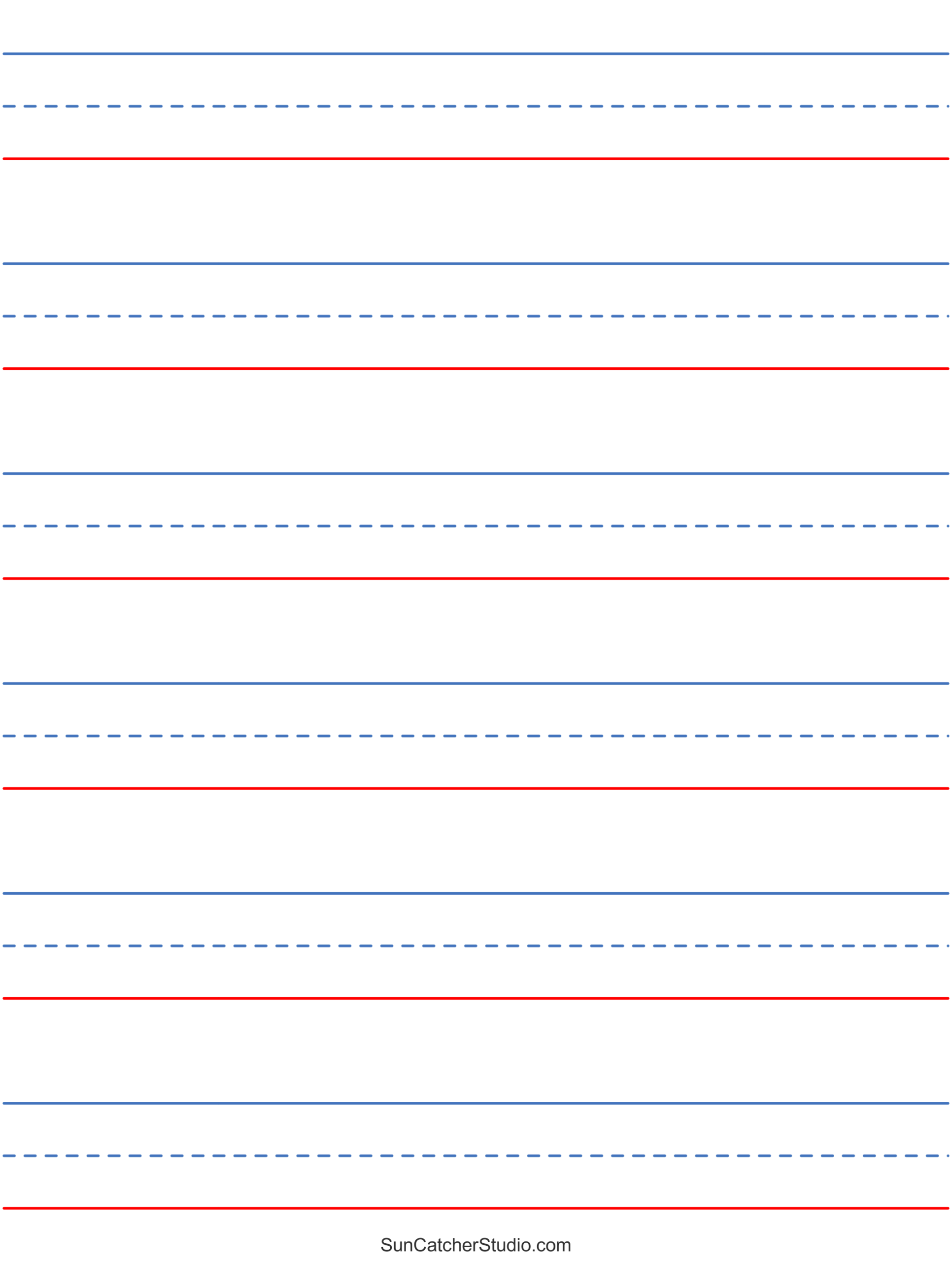 Free Printable Lined Paper Handwriting Notebook Templates Free Printables Lettering SVG Files Tools Apps