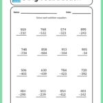 Free Printable Math Worksheets For Grade 4 Happy Toddler Playtime