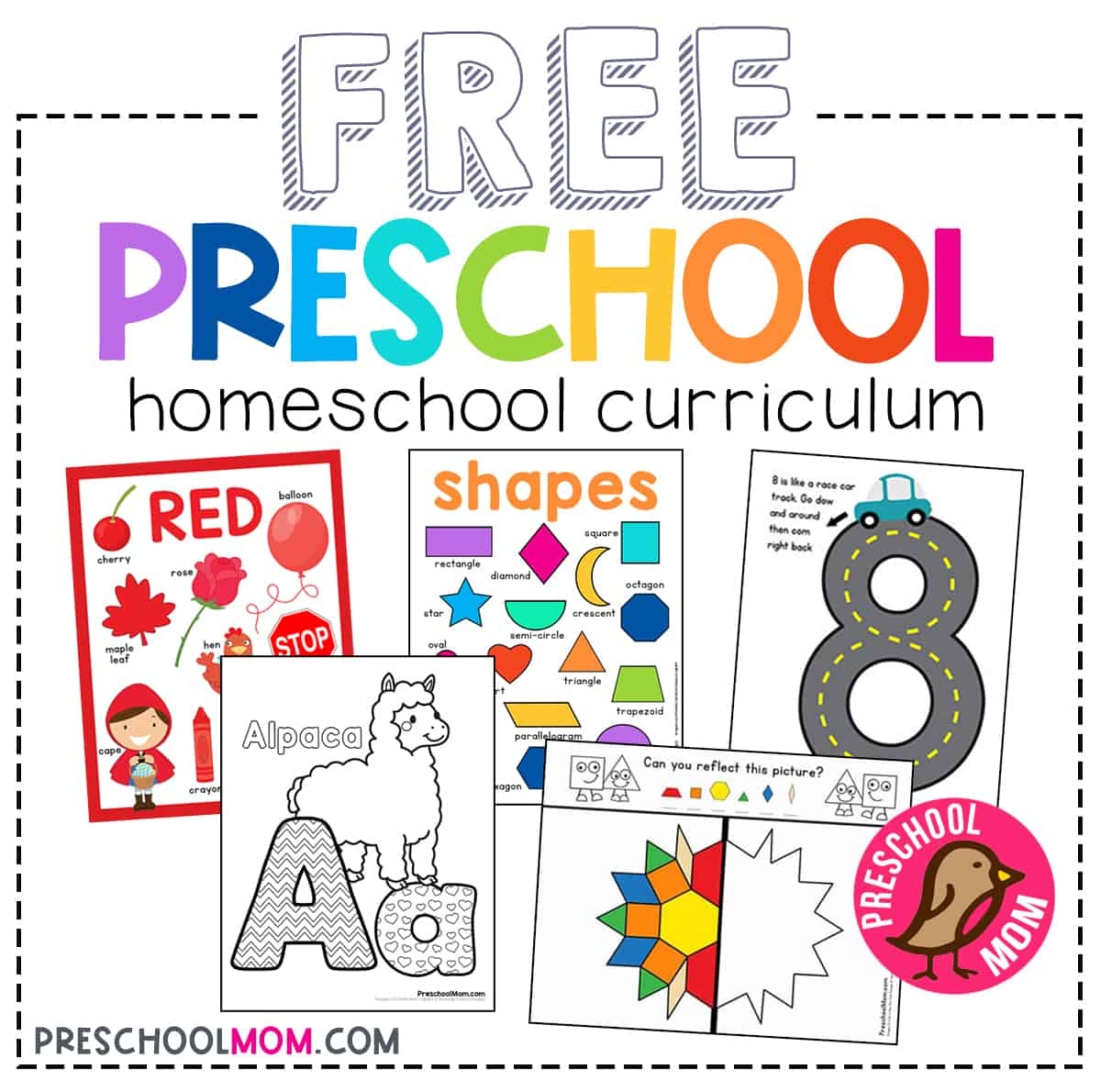 free pre k printables