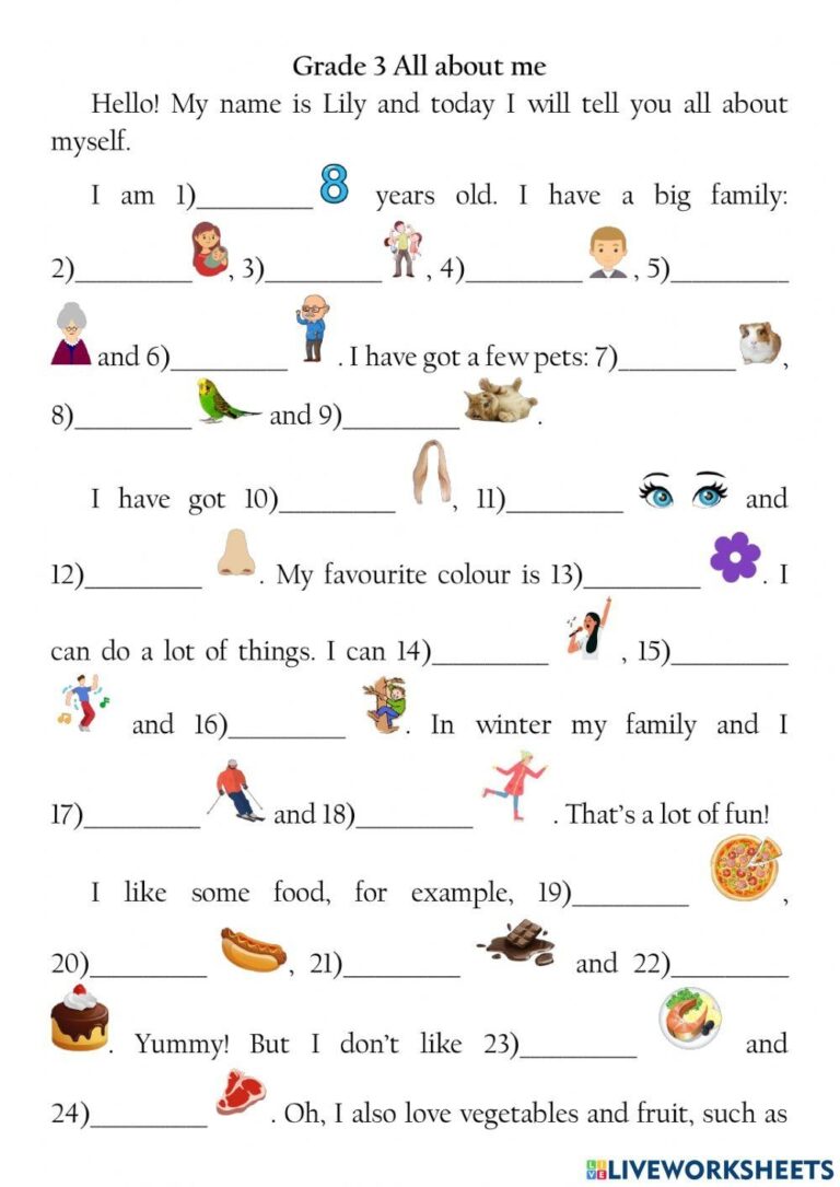 Grade 3 Vocabulary Revision Worksheet Worksheets Library