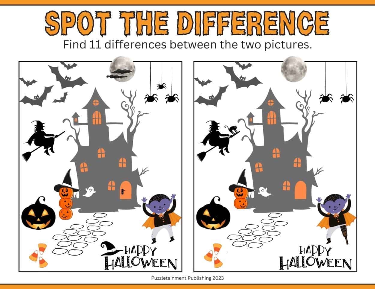 spot the difference printable
