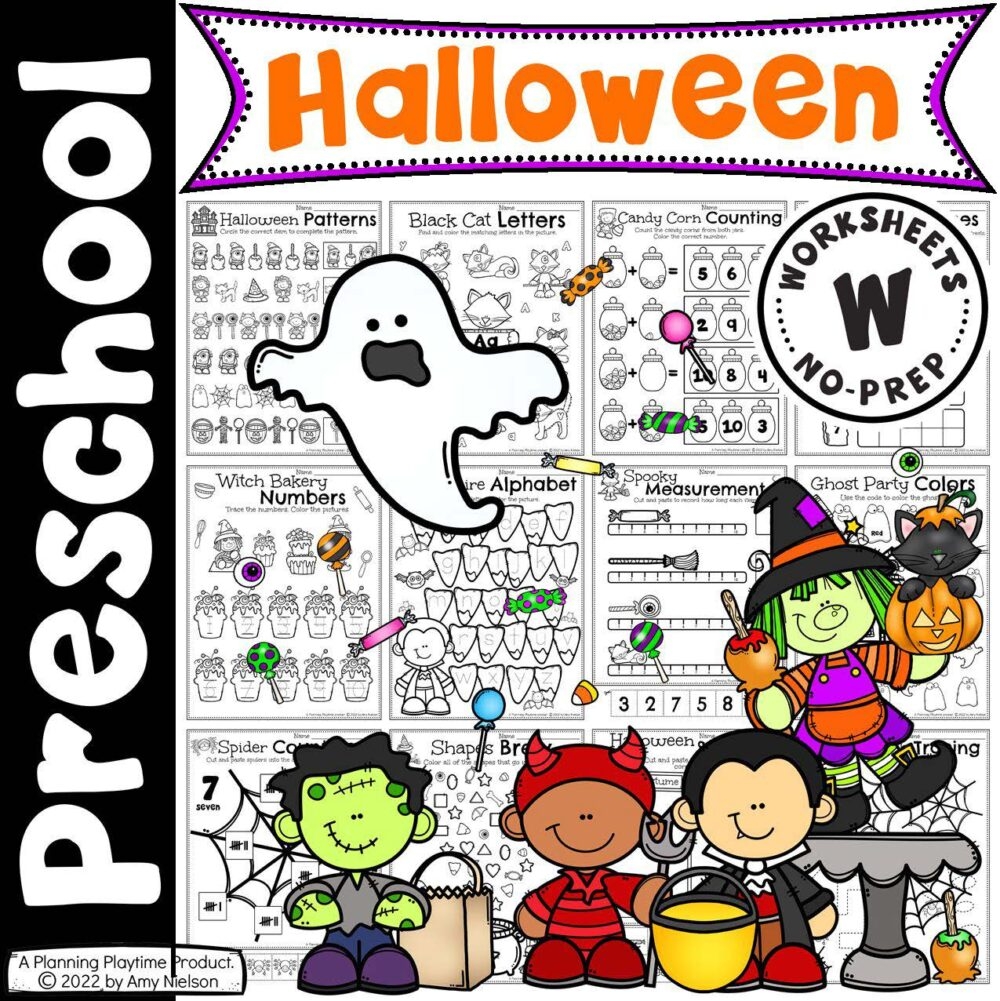 halloween worksheets for preschool halloween worksheets for preschool
