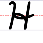 How To Write A Cursive Uppercase H
