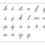 How To Write Cursive Alphabet A To Z Writey