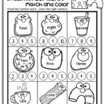 Kindergarten Math Worksheets Numbers 1 10 Number Words PDF Etsy