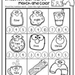 Kindergarten Math Worksheets Numbers 1 10 Number Words PDF Etsy