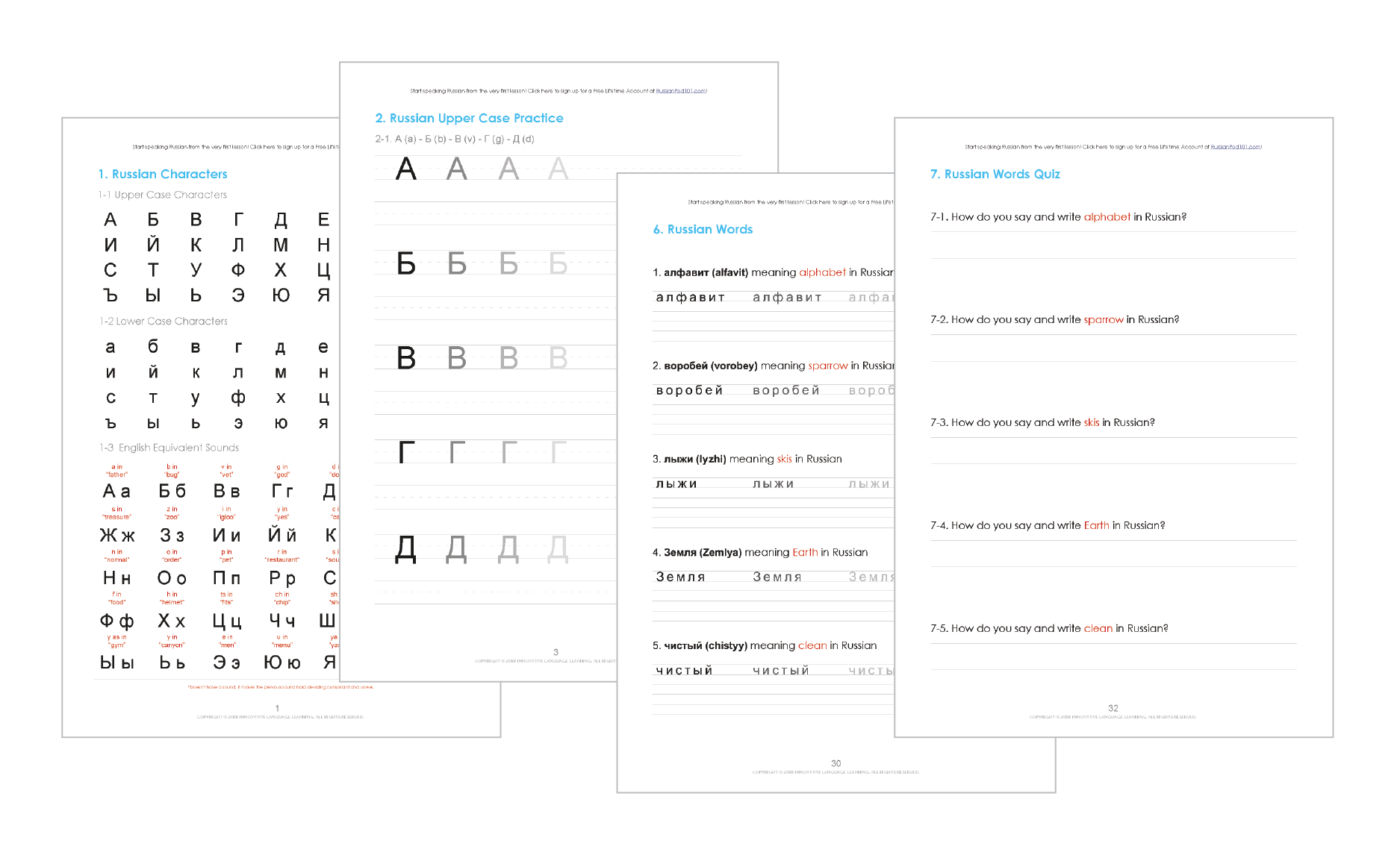 Learn The Russian Alphabet With The Free EBook RussianPod101 Learn The Russian Alphabet With The Free EBook RussianPod101