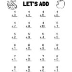 Let s Add 1st Grade Addition Catholic Worksheet TheCatholicKid