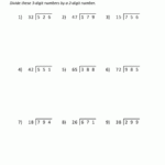 Long Division Worksheets For 5th Grade