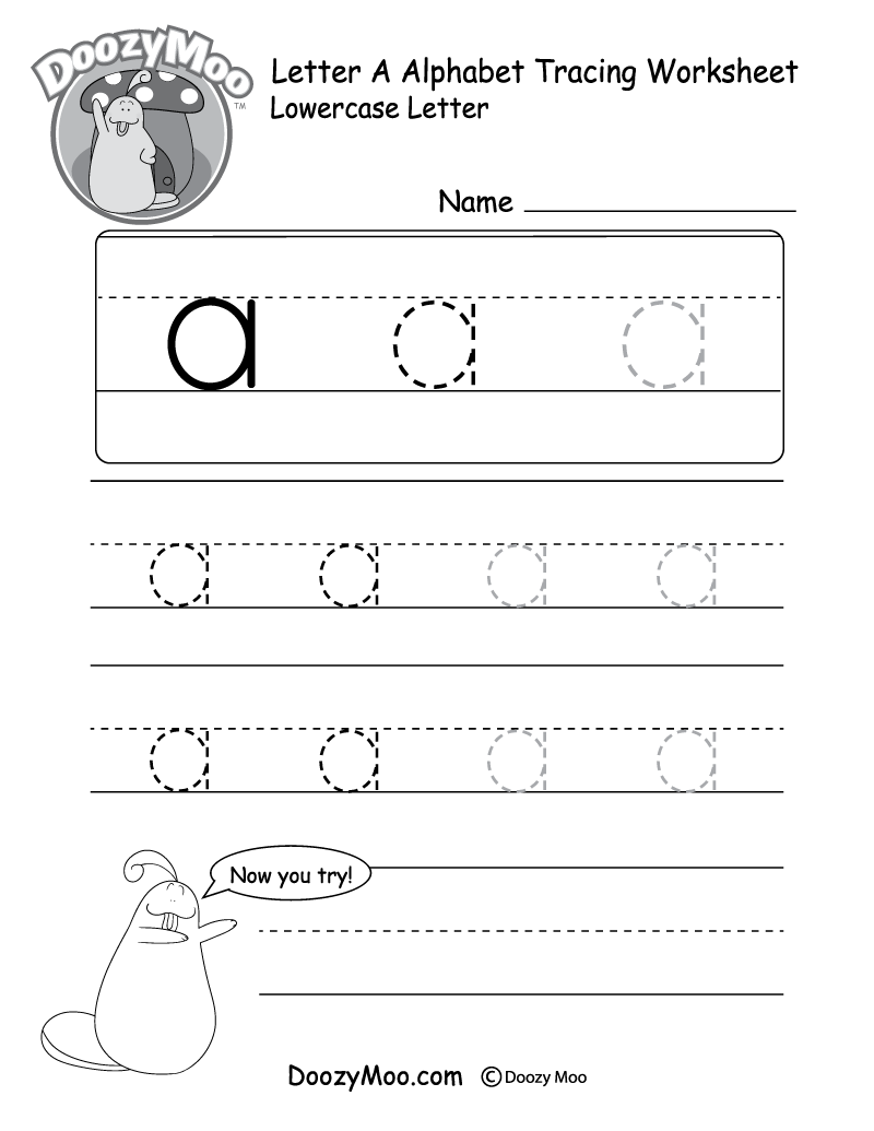 tracing the alphabet worksheets