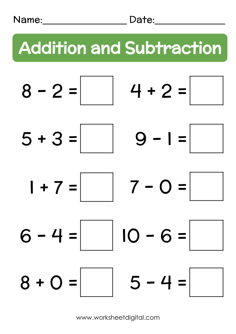 Mixed Addition And Subtraction Sums Worksheet Digital 1 Teacher Made Resources Mixed Addition And Subtraction Sums Worksheet Digital 1 Teacher Made Resources