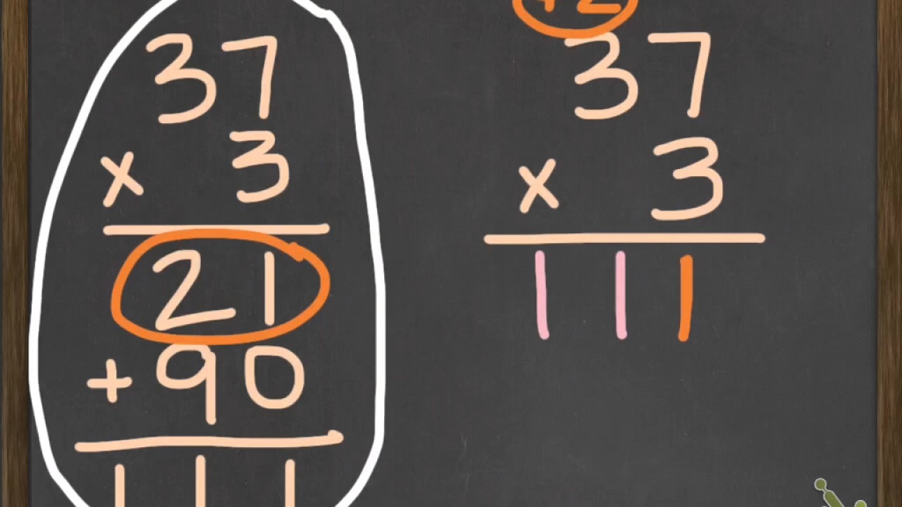 Multiplication Standard Algorithm 2 Digit By 1 Digit YouTube Multiplication Standard Algorithm 2 Digit By 1 Digit YouTube